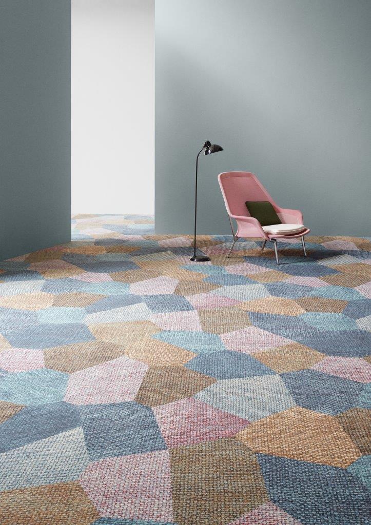 Trendy we wnętrzach - wiosenno-letnie motywy Trend Kolor pastele EGE fot. Carpet Studio