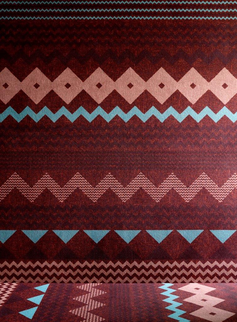 Trendy we wnętrzach - wiosenno-letnie motywy Trend Maksymalizm Printy Cultures EGE fot. Carpet Studio